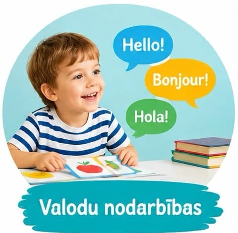 Valodu nodarbības (Latviešu valoda, Angļu valoda)